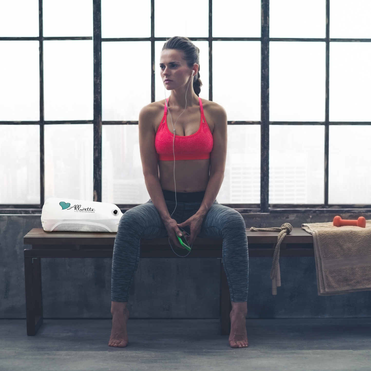 The Allurette washer by Scrubba - A portable washing machine for delicate clothing and athletic wear The Scrubba Wash Bag