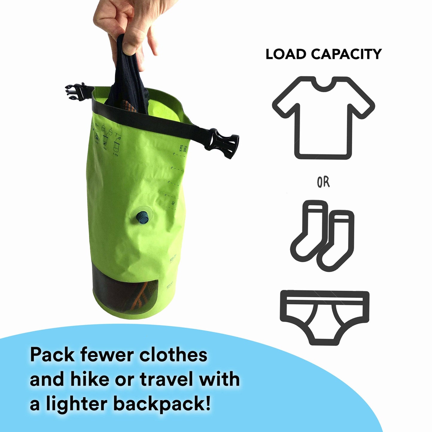 Scrubba MINI Capacity Load
