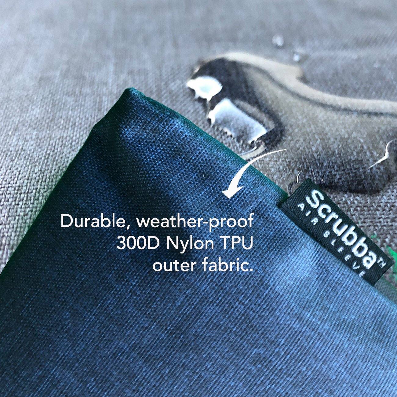 The Scrubba Air Sleeve for tablets or laptops The Scrubba Wash Bag