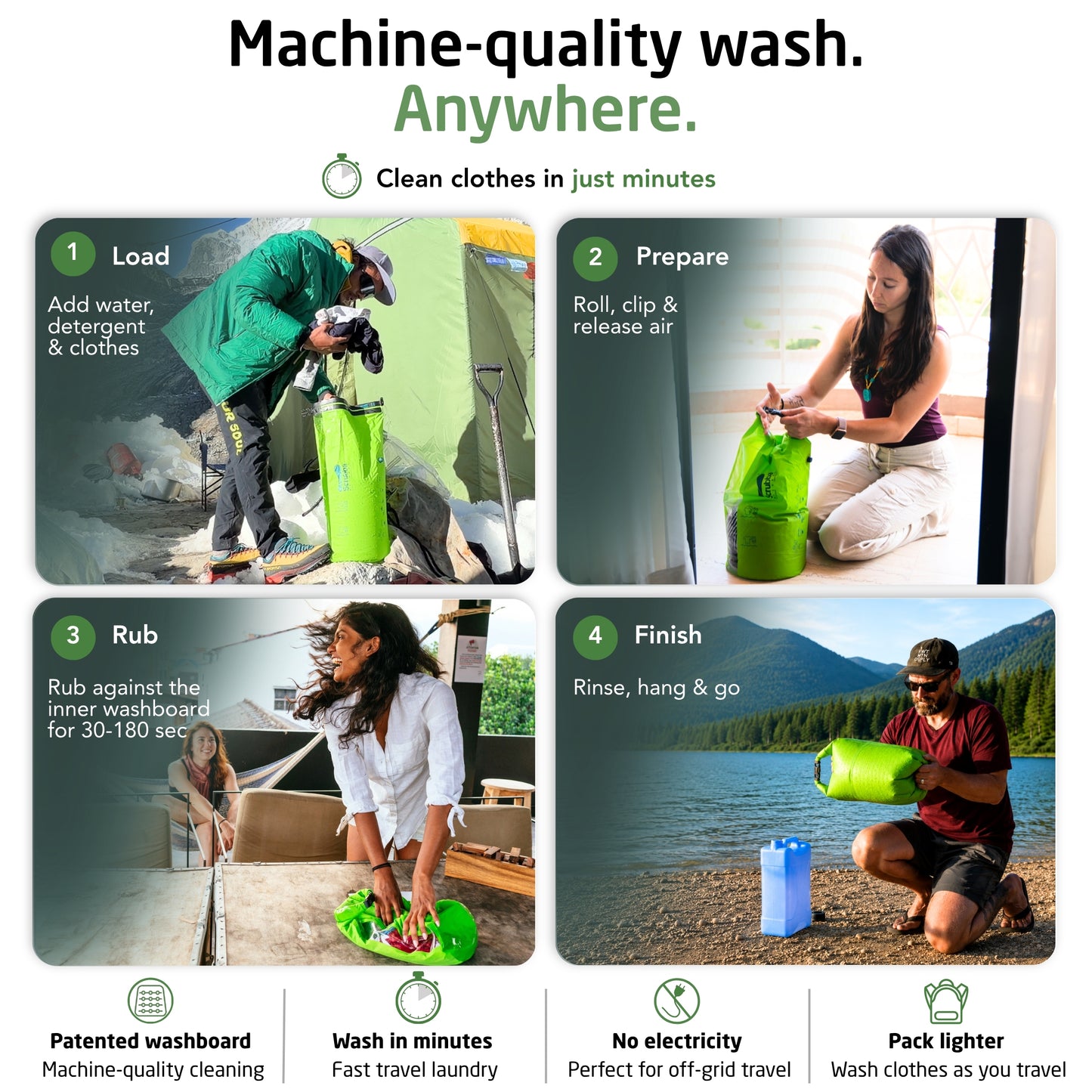Scrubba Wash Bag - travel washing machine