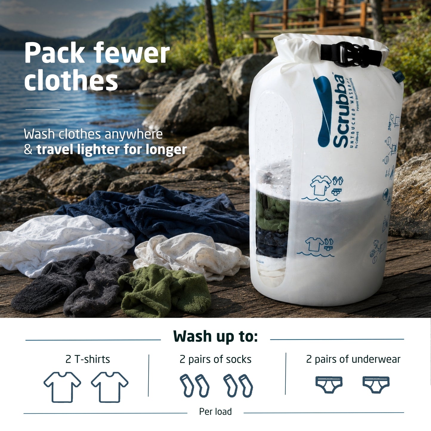 Scrubba Wash Bag Untouched