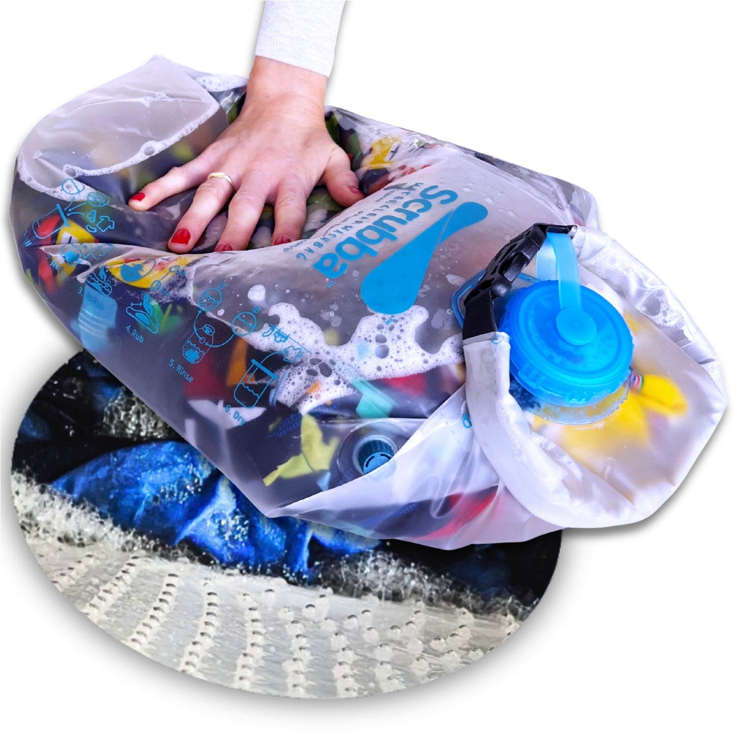 The Scrubba Waterclear Wash & Dry Kit - Ships from China