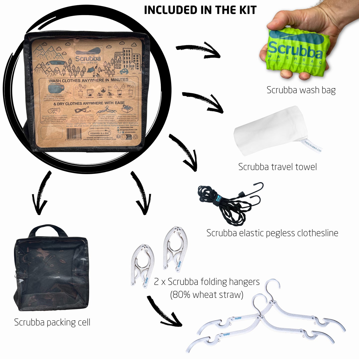 Scrubba Wash & Dry Kit