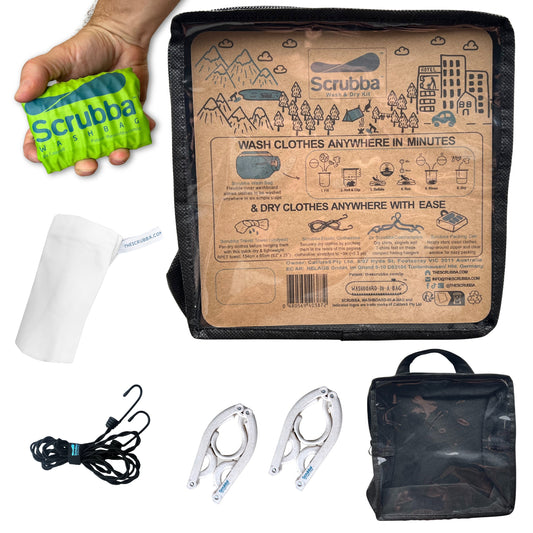 Scrubba Wash & Dry Kit - Ships from China