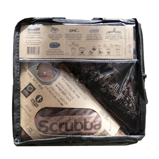 Scrubba Wash & Dry Kit Tactical - A portable washing machine and dry kit