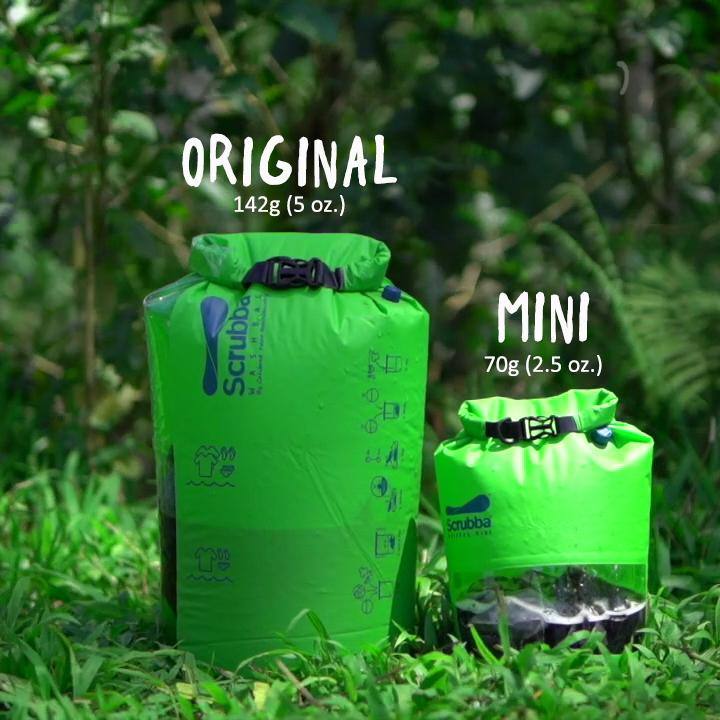 Scrubba Wash Bag MINI - portable travel & camp washing machine –  ScrubbaOnline